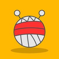 Wool Filled Shadow Icon vector