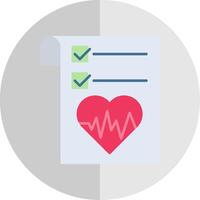 Health Graph Flat Scale Icon vector