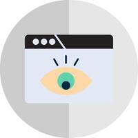 Visualization Flat Scale Icon vector