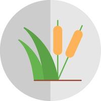 Sedge Flat Scale Icon vector