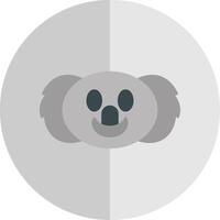 Koala Flat Scale Icon vector