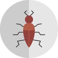 Insect Flat Scale Icon vector