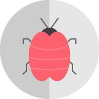 Bug Flat Scale Icon vector