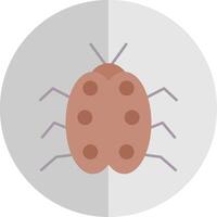 Bug Flat Scale Icon vector