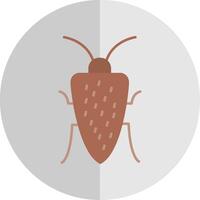 cucaracha plano escala icono vector