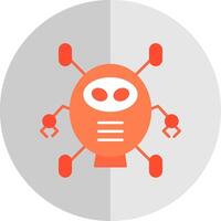 Robotics Flat Scale Icon vector