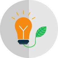 Eco Light Flat Scale Icon vector