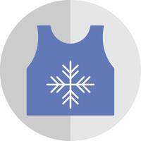 Tanktop Flat Scale Icon vector