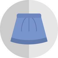 Skirt Flat Scale Icon vector