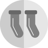 Socks Flat Scale Icon vector