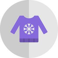 Sweater Flat Scale Icon vector