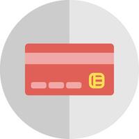 Credit Card Flat Scale Icon vector