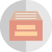 Archive Flat Scale Icon vector