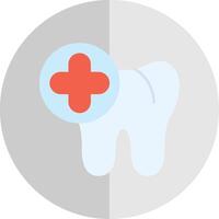 Dental Flat Scale Icon vector