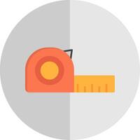 Measure Flat Scale Icon vector