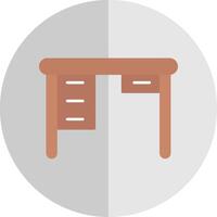 Table Flat Scale Icon vector