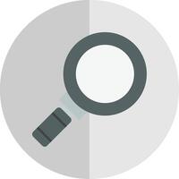 Magnifying Glass Flat Scale Icon vector