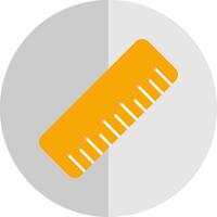 Rule Flat Scale Icon vector