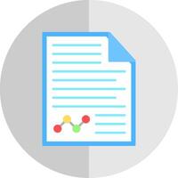 Contract Flat Scale Icon vector