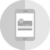 Payment Gateway Flat Scale Icon vector