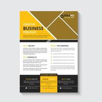 Corporate and business flyer template design vector