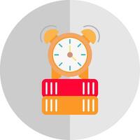 alarma plano escala icono vector