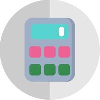 Calculator Flat Scale Icon vector