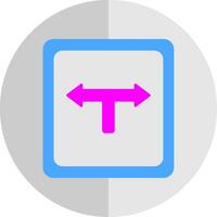 Direction Flat Scale Icon vector