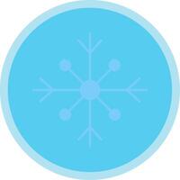 nieve plano multi circulo icono vector