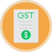 gst plano multi circulo icono vector