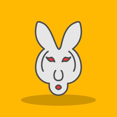 Kangaroo Filled Shadow Icon