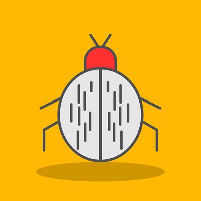 Beetle Filled Shadow Icon