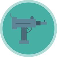 uzi plano multi circulo icono vector