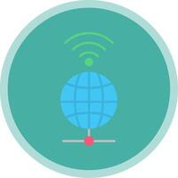 Global Flat Multi Circle Icon vector
