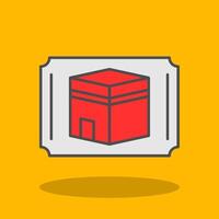 Decoration Filled Shadow Icon vector