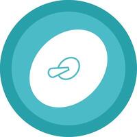 Cymbals Glyph Multi Circle Icon vector