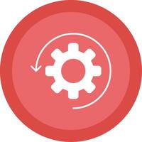 Automate Glyph Multi Circle Icon vector