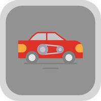 Belt Drive Kit Flat Round Corner Icon vector