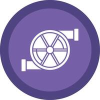 Turbo Glyph Multi Circle Icon vector