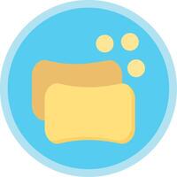 Soap Flat Multi Circle Icon vector