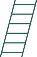 Ladder Line Gradient Round Corner Icon vector