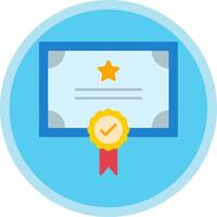 Qualify Flat Multi Circle Icon vector
