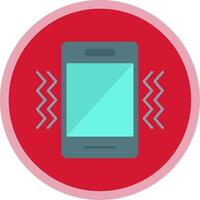 Vibration Flat Multi Circle Icon vector