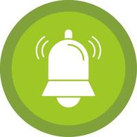 Bell Glyph Multi Circle Icon vector