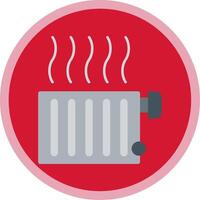 Radiator Flat Multi Circle Icon vector