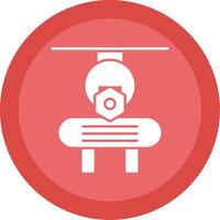 Machinery Glyph Multi Circle Icon vector