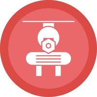 Machinery Glyph Multi Circle Icon vector