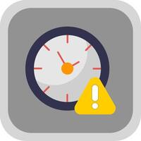 Timeline Flat Round Corner Icon vector