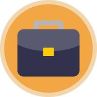 Brief Flat Multi Circle Icon vector