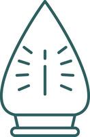 Iron Line Gradient Round Corner Icon vector